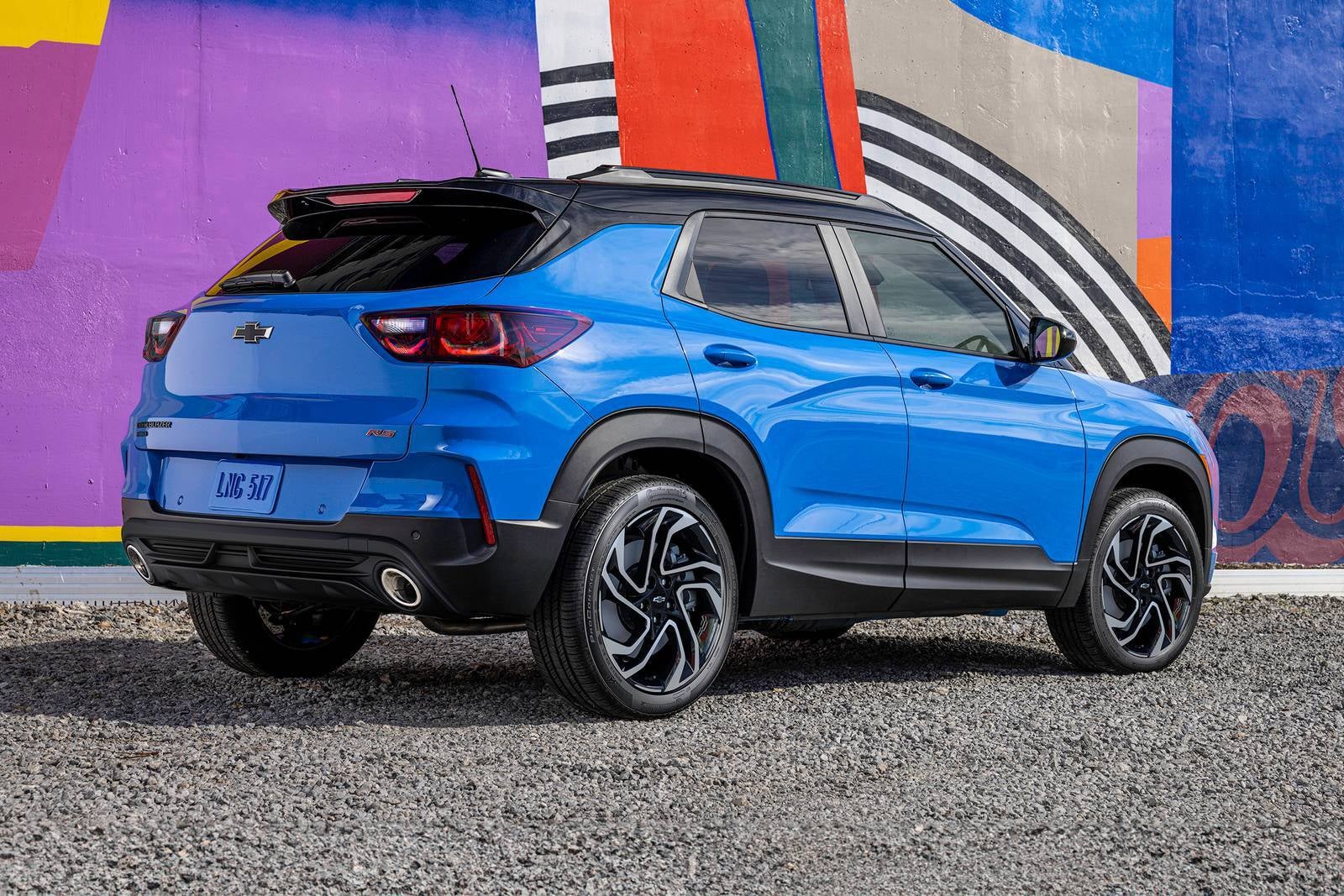 2026 Chevrolet Trailblazer rear and tailgate view
