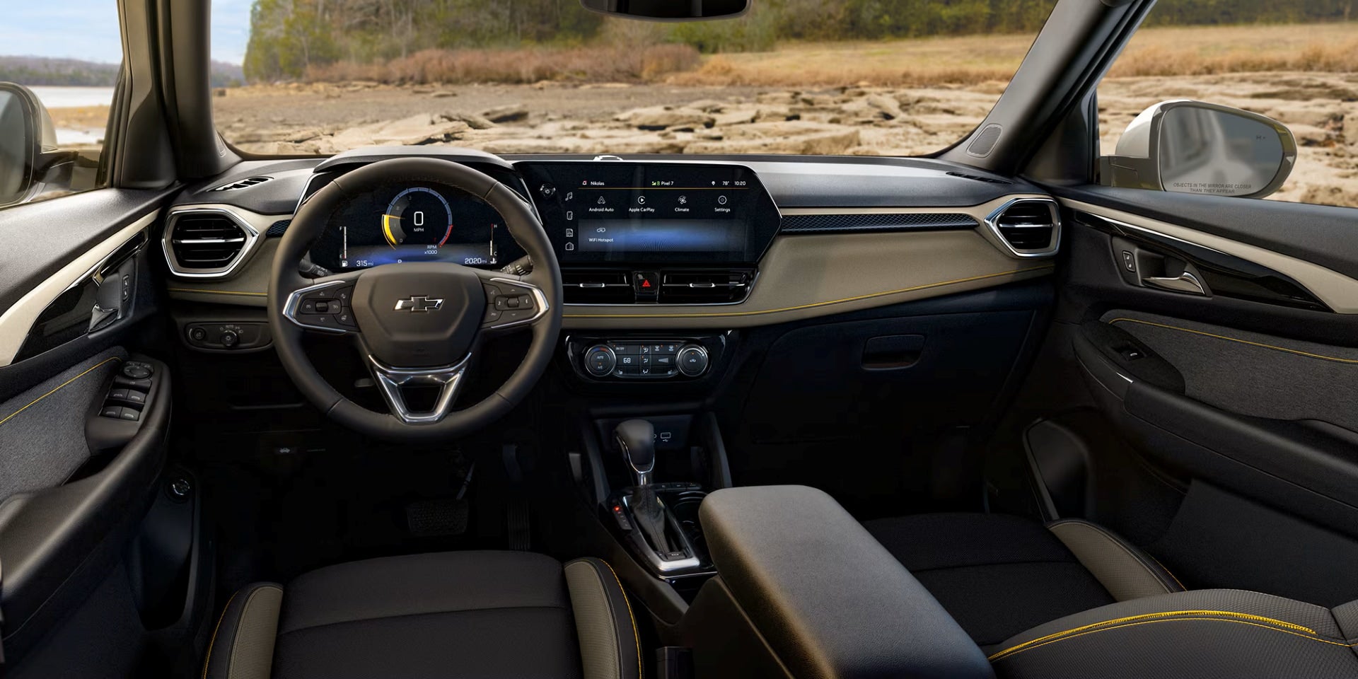 2026 Chevrolet Trailblazer interior dashboard and touchscreen