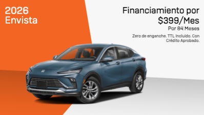 2026 Envista
Financiamiento por $399
Por 84 Meses